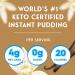 Simply Delish Instant Vanilla Pudding - Sugar Free, Non-GMO, Gluten Free, Vegan, Keto, 1.7 OZ - Buy Online on SooperMarket.com