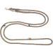 Lightweight Dog Leash for Small Dogs (Up to 15kg) - 3.50m Adjustable Double Line in Hawaii Brown-Turkey Curry Robust & Durable - Buy Online on SooperMarket.com