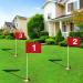Tobwolf 4PCS Portable 15x22cm Golf Flags for Putting Green - 420D Nylon Practice Targets with Numbered Pins - Indoor/Outdoor Use - Buy Online on SooperMarket.com