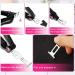 9-Piece Nail Art Tools Set: Acrylic Nail Clipper, 3 Cuticle Pushers, 2 Nail Carving Pens, 3 Nail Buffering Files - Black Stainless Steel Manicure Kit - Buy Online on SooperMarket.com