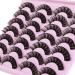 JIMIRE Russian Strip Eyelashes Cat Eye Volume Eyelashes Natural Look Like Eyelash Extensions Fluffy D Curly Thick Faux Mink Hybrid Lashes 14 Pairs Pack Natural RS Lashes - Buy Online on SooperMarket.com