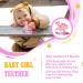 BigSpinach Soft Grey Dinosaur Teether & Pacifier Clip Set - Valentines Day Gift for Baby Boy | Silicone Teething Toy & Chew Toys - Buy Online on SooperMarket.com