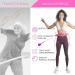 Weighted Smart Hula Hoop for Adults - 24 Detachable Knots, Adjustable Weight, Auto-Spinning Ball - Pink - Buy Online on SooperMarket.com