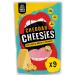 CHEESIES | Crunchy Cheese Keto Snack | Cheddar | 100% Cheese | Sugar Free, Gluten Free, No Carb | High Protein and Vegetarian | Crunchy, Baked and Tasty | Multipack | 2.1 Ounces (Pack of 9) Cheddar 2.1 Ounce (Pack of 9)