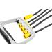 Bad Company Chest Expander | 5-Way Adjustable Resistance Bands with Handles | Home Fitness Training Equipment - Buy Online on SooperMarket.com