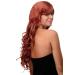 Buy WIG ME UP Long Curly Wavy Hair Wig with Bangs - Dark Copper Red 70cm - International Shipping Available - Buy Online on SooperMarket.com