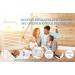 Keroos Plasterprint Baby Hand & Foot Set with Letter Stencils | Premium Wooden Frame | Safe Plexiglass | Ideal for Pets | Shop Internationally - Buy Online on SooperMarket.com