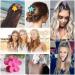 Palksky Small Flower Hair Claw Clips for Women Girls Kids - 10 PCS Tiny Thin/Medium Thick Hair 1.35 Inch Mini Jaw Clips - Nonslip Hair Clamps/Hair Accessories - Buy Online on SooperMarket.com