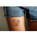 Dopetattoo 6 Sheets Temporary Tattoos - Mechanic Punk Clockwork Butterflies Wildflowers - Neck Arm Chest - Men Women Adults - Buy Online on SooperMarket.com