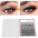 Single Eyelash Set 10ml Dual Use Glue Eyelash Cluster Set 40D False Eyelashes with Tweezers to Work - Buy Online on SooperMarket.com