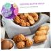 MAGICLULU 1pc Handmade Soap Mold Flower Fondant Cake Molds DIY Muffin Tool Silicone Biscuits Rose Candy Cookie Cake Flower Casting Molds Resin Mold Silica Gel Flower Model Purple Round 3X16.6X16.6CM - Buy Online on SooperMarket.com
