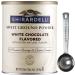 Ghirardelli - Sweet Ground White Chocolate Gourmet Flavored Powder 3.12 lb with Ghirardelli Stamped Barista Spoon