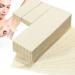 300 Pcs Natural Muslin Epilating Face Wax Strips Hair Removal Eyebrow Precut Waxing Strips Body Facial Cotton Wax Cloth Strip for Women Men (4 x 1.5 Inch, 8 x 2.8 Inch)