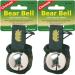 Coghlan's Bear Bell w/Magnetic Silencer Bag & Loop Strap Warns Animals 2-Pack