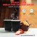 Fit Meal Prep 50 Pack Disposable Hot Cups - 12oz Black Double Wall Insulated Ripple Sleeves To Go Coffee Cups - Kraft Hot Beverage for Chocolate Tea and Cocoa Drinks - Sturdy and Eco Friendly 50 8 oz - Buy Online on SooperMarket.com