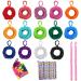 Anglecai 336 Pieces Loom Potholder Loops, 14 Colors Weaving Loom Kit for Potholders Weaving Loom Loops Weaving Craft Loops with 2 Pcs Crochet Hooks Compatible with 7 Inch Weaving Loom