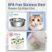 Stainless Steel Cat Water Fountain 3.6L - Automatic Pet Fountain for Dogs and Cats - Ultra-Quiet Pump - Multiple Pet Water Bowl Dispenser - Sliver - Buy Online on SooperMarket.com