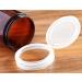 Buy 12 Pack 6 oz Amber PET Plastic Low Profile Jars with Clear Natural Flip Tops - Ideal for Skincare & DIY Projects | International Shipping Available - Buy Online on SooperMarket.com