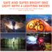 BURNINGSUN Bike Light Set & Horn - Solar Powered USB Rechargeable 4 Mode Headlight Taillight Combo for Cycling Safety + LED Speaker Bell - Buy Online on SooperMarket.com