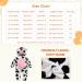 COOKY.D Unisex Winter Hooded Romper Jumpsuit - 24-30 Months Cow Print - Buy Online on SooperMarket.com