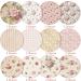 Whaline Spring Pattern Paper - 24 Sheets Double-Sided Rose Floral Scrapbook Paper for Card Making and Scrapbook Photo Album - 30 x 30cm - Buy Online on SooperMarket.com