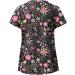 TUNUSKAT Women's Flower Nurse Uniform Fashion Print Short Sleeve Scrub Top - Red | XL - Buy Online on SooperMarket.com