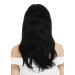 WIG ME UP DW-2198-HH-MF-1B | Human Hair Black Lace Front Long Straight Ladies Wig - International Shipping Available - Buy Online on SooperMarket.com