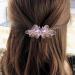 OSALADI Rhinestone Hair Clip Gem Hair Barrettes Bridal Hair Barrettes French Barrette Hair Clips Spring Clip Barrettes Wedding Hair Clip Hair Barrettes for Women Wild Jewelry Miss Metal - Buy Online on SooperMarket.com