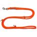 Dog leash double leash training leash for medium dogs up to 45 kg over 39 colors very stable (2.80 m orange) 2.80 m orange