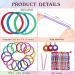 Hazms 293 Pcs Loom Potholder Loops Kit with Crochet Hooks for Kids | DIY Crafts Supplies for 7-Inch Weaving Loom - Buy Online on SooperMarket.com
