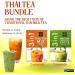 Thai Milk Tea Bundle - 14 Sachets with Ranong 3 in 1 Instant Thai Tea Mix and Ranong Matcha Green Tea Latte Instant Mix Including Mint Retail Boba Tea Straws - Buy Online on SooperMarket.com