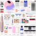 DouborQ Acrylic Nail Kit with Electric Nail Drill Nail Lamp U V Nail Dryer Light Manicure Pen False Nail Tips Starter Set Acrylic Nail Art Supplies for Beginner with Everything (MT20-12) - Buy Online on SooperMarket.com