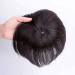 1PC Human Hair Topper Thinning Hair Topper Clip in Hairpieces Short Hair Wigs 20cm Dark Brown Hair Extensions for Women - Buy Online on SooperMarket.com