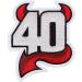 2022 New Jersey 40th Anniversary Patch NHL Team Logo Jersey Emblem - Buy Online on SooperMarket.com