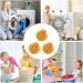 Washing Machine Balls Soft Washing Balls 3 Pcs Machine Ball Softener Tpr Reusable Laundry Balls Quick Drying Washing Balls Deep Cleaning Machine Balls Laundry Softener Balls Yellow - Buy Online on SooperMarket.com