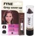 FYNE Root Touch Up Cover Stick - Instant Dark Brown Grey Hair Cover Up - Magic Retouch Temporary Hair Colour for Men & Women Dark Brown Stick 1 count (Pack of 1)