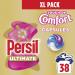 Persil Ultimate Touch of Comfort Washing Capsules laundry capsules in recyclable plastic-free packaging* for 14 days of uplifting fragrance 38 washes