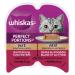 Whiskas Perfect Portions Adult Wet Cat Food Pat - Whitefish and Tuna - 75g (24 Pack) Pat Whitefish & Tuna 75 g (Pack of 24)