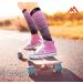 Hi Clasmix Graduated Compression Socks for Women&Men Wide Calf Comfort Best for Circulation Pregnancy Nurse Running Travel 01-5 Pairs Colorful Stripes Large-X-Large - Buy Online on SooperMarket.com