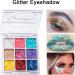 MIESCHER Colorful Glitter Eyeshadow Palette - 9 Shimmer Colors | Waterproof & Long Lasting Professional Eye Makeup - Buy Online on SooperMarket.com