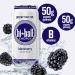 Hiball Clean Energy Seltzer Water - Caffeinated Sparkling Water with Vitamin B12 & B6 - Sugar Free - 8 Pack (16 Fl Oz each) - Blackberry Flavor - Buy Online on SooperMarket.com