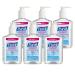 Purell Advanced Hand Sanitizer Refreshing Gel 8 fl oz Pump Bottle (Pack of 6) - 9652-04-EC