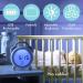 PurFlo Snoozee Sleep Trainer Clock for Toddlers | Kids Alarm Clock & Night Light | Rechargeable & Portable - Buy Online on SooperMarket.com