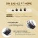 D Curl 120 Clusters Wide Stem Cluster Lashes 10-16mm Length - DIY Eyelash Extensions for Soft Fluffy Look - 10mm-16mm Mix - Buy Online on SooperMarket.com