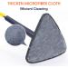 Rotatable Adjustable Cleaning Mop | 85 Long Handle 360 Triangle Baseboard Wall Cleaner with Extension Pole | 4 Reusable Washable Pads | Wet Dry for Ceiling Floor Wall | Blue - Buy Online on SooperMarket.com