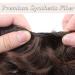 Scrunchie Hair Bun Extension Updo Hairpiece in Dark Brown & Auburn - 45g - Buy Online on SooperMarket.com