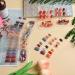 Kalolary 144PC False Nails Set - Complete Acrylic Fingernails with Nail Glue Stickers for Women & Girls | DIY Nail Art & Decoration - Buy Online on SooperMarket.com