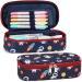 Cambond Big Capacity Pencil Case Cute Pencil Case for Boys Kids Large Storage Pencil Pouch for School Pencil Case Only Dark Blue Space