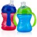 Nuby Plastic No-Spill Super Spout Grip N' Sip Cup - Red and Blue 2-Pack, 1 Count - Buy Online on SooperMarket.com