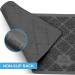 Niubya Premium Cat Litter Mat - Non-slip Waterproof Backing, Soft on Paws, Easy to Clean - Small 23x14 Black - Buy Online on SooperMarket.com